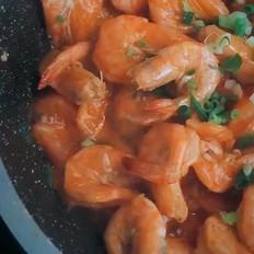 蒜香茄汁蝦的做法-咸鮮味炒菜譜