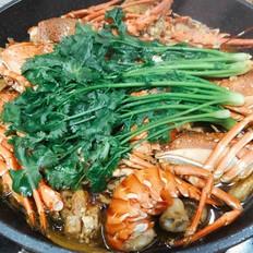 青龍鮑魚燜雞的做法-咸鮮味燜菜譜