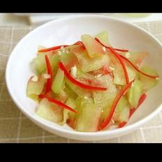涼拌西瓜翠的做法-酸辣味腌菜譜