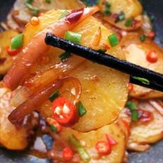 干鍋土豆片的做法-香辣味炒菜譜