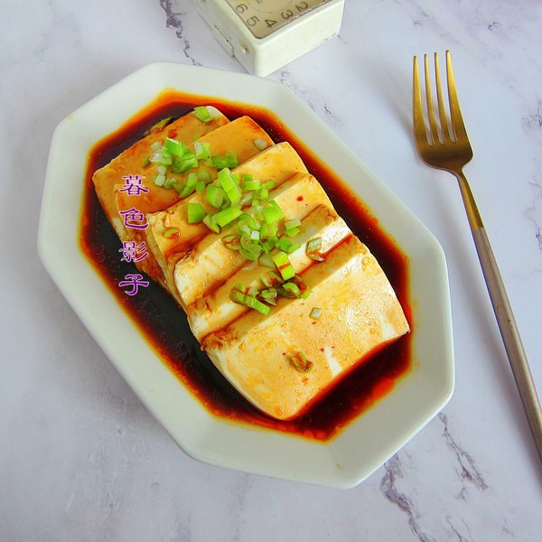 清淡可口蒸豆腐的做法-咸鮮味蒸菜譜